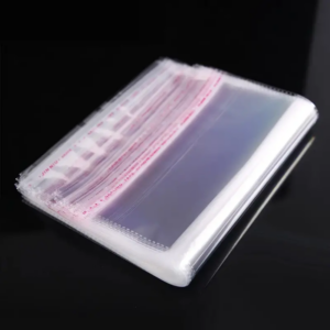 100pcs Clear Self-Adhesive Sealing Plastic Bags